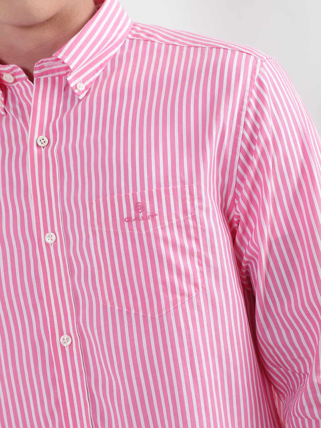 Gant Regular Fit Striped Broadcloth Shirt
