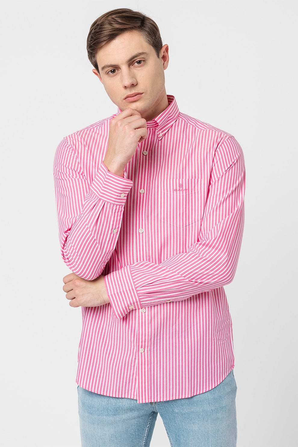 Gant Regular Fit Striped Broadcloth Shirt