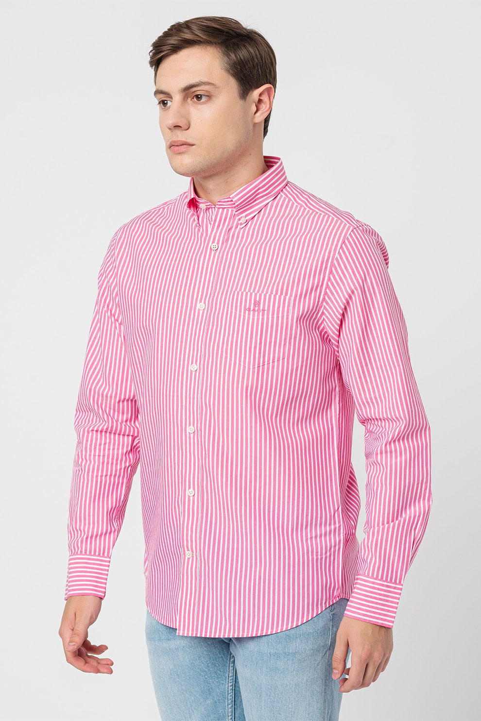 Gant Regular Fit Striped Broadcloth Shirt