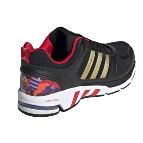 Adidas Equipment 10 Running Shoes for Men in Black/Gold/Red