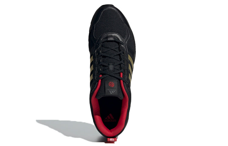 Adidas Equipment 10 Running Shoes for Men in Black/Gold/Red
