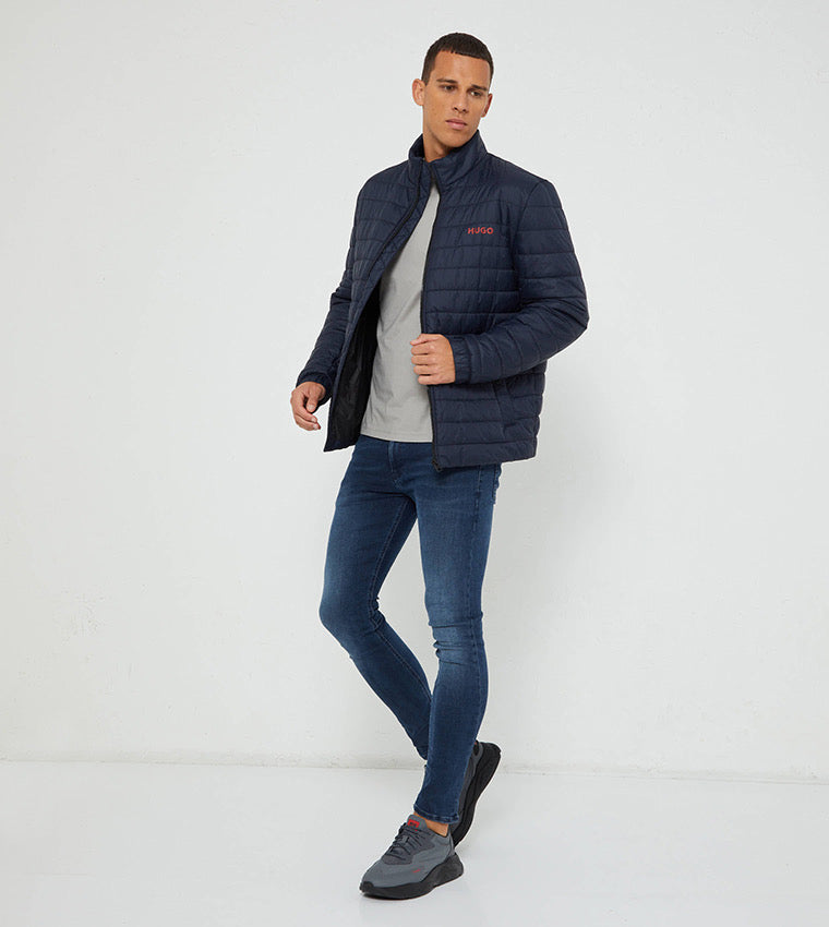 Hugo Boss Benti2221 water-repellent padded Jacket in dark blue