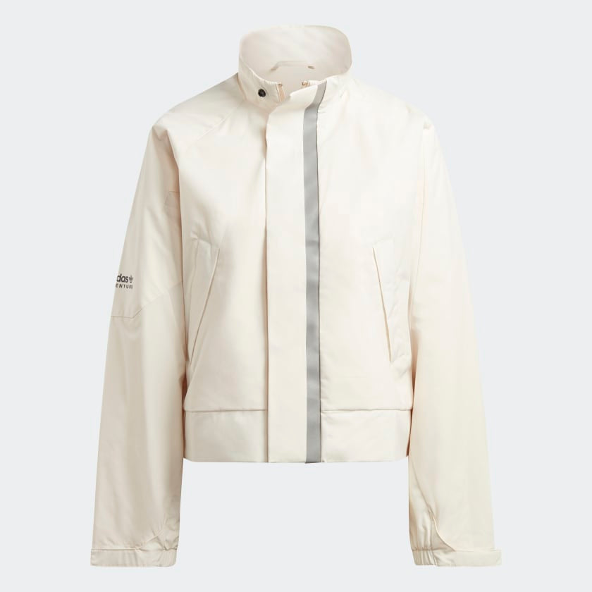 Adidas Adventure Crop Jacket in Wonder White