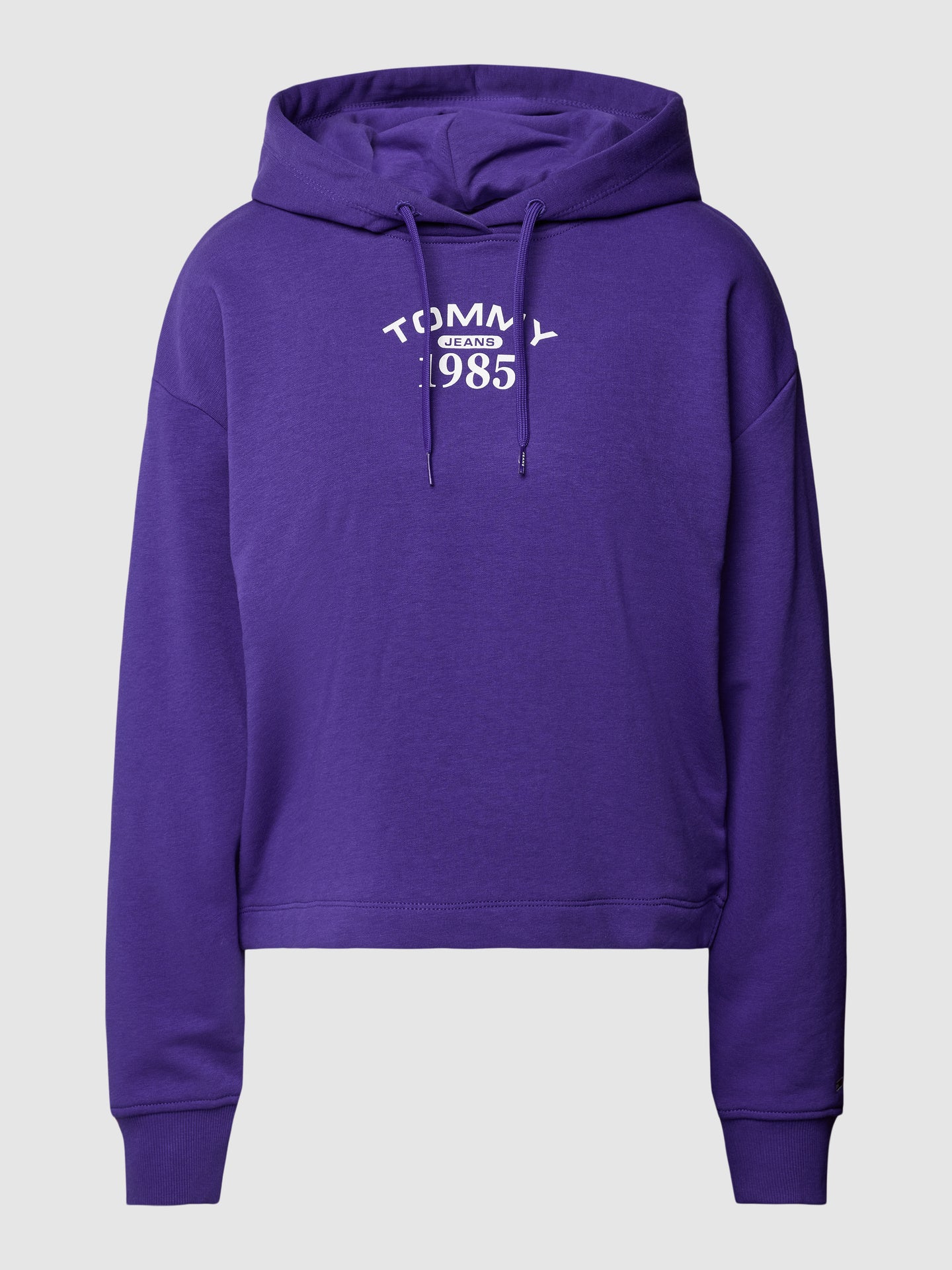 Tommy Jeans Hoodie with logo print in Purple