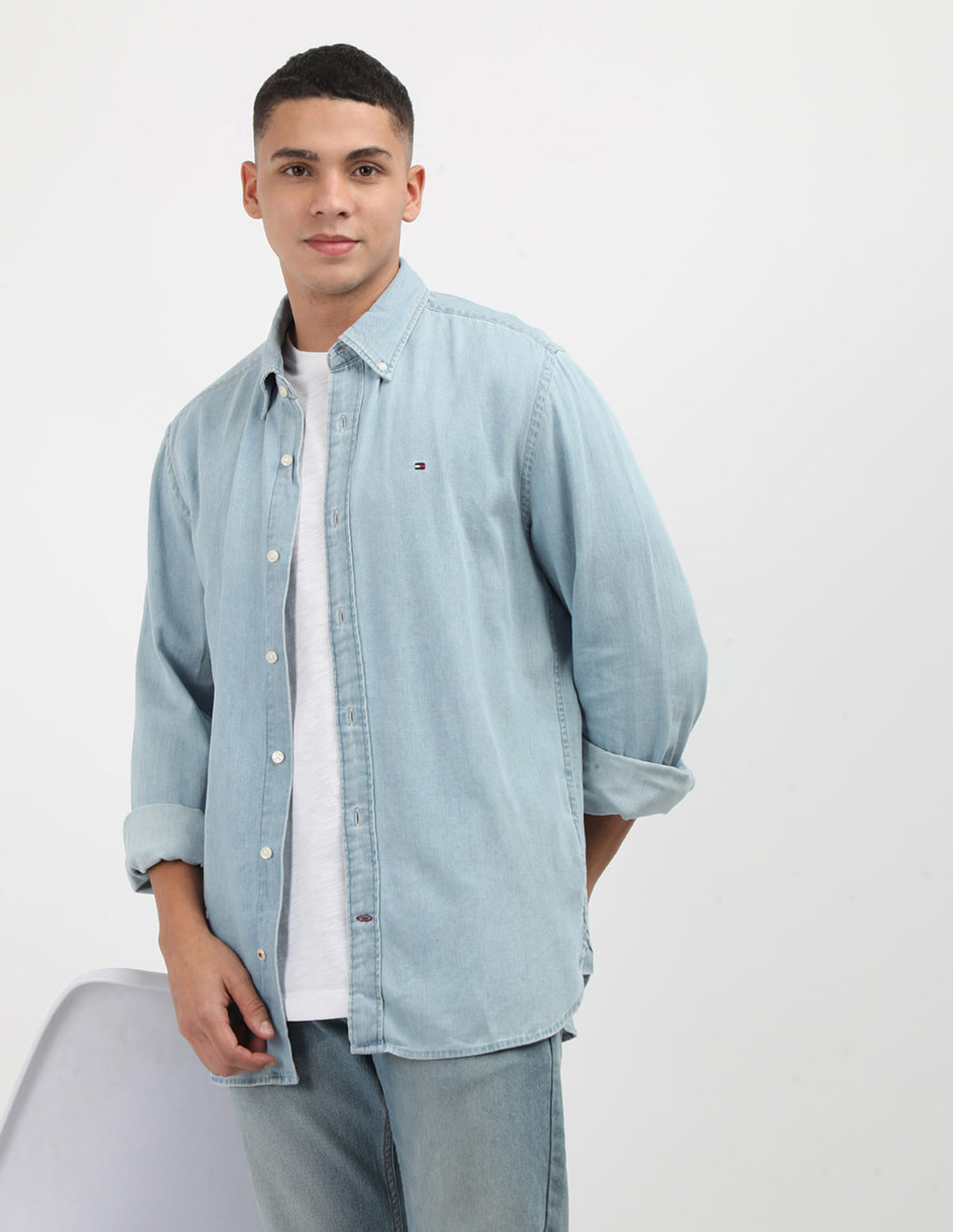 Tommy Hilfiger Light Denim Twill Shirt