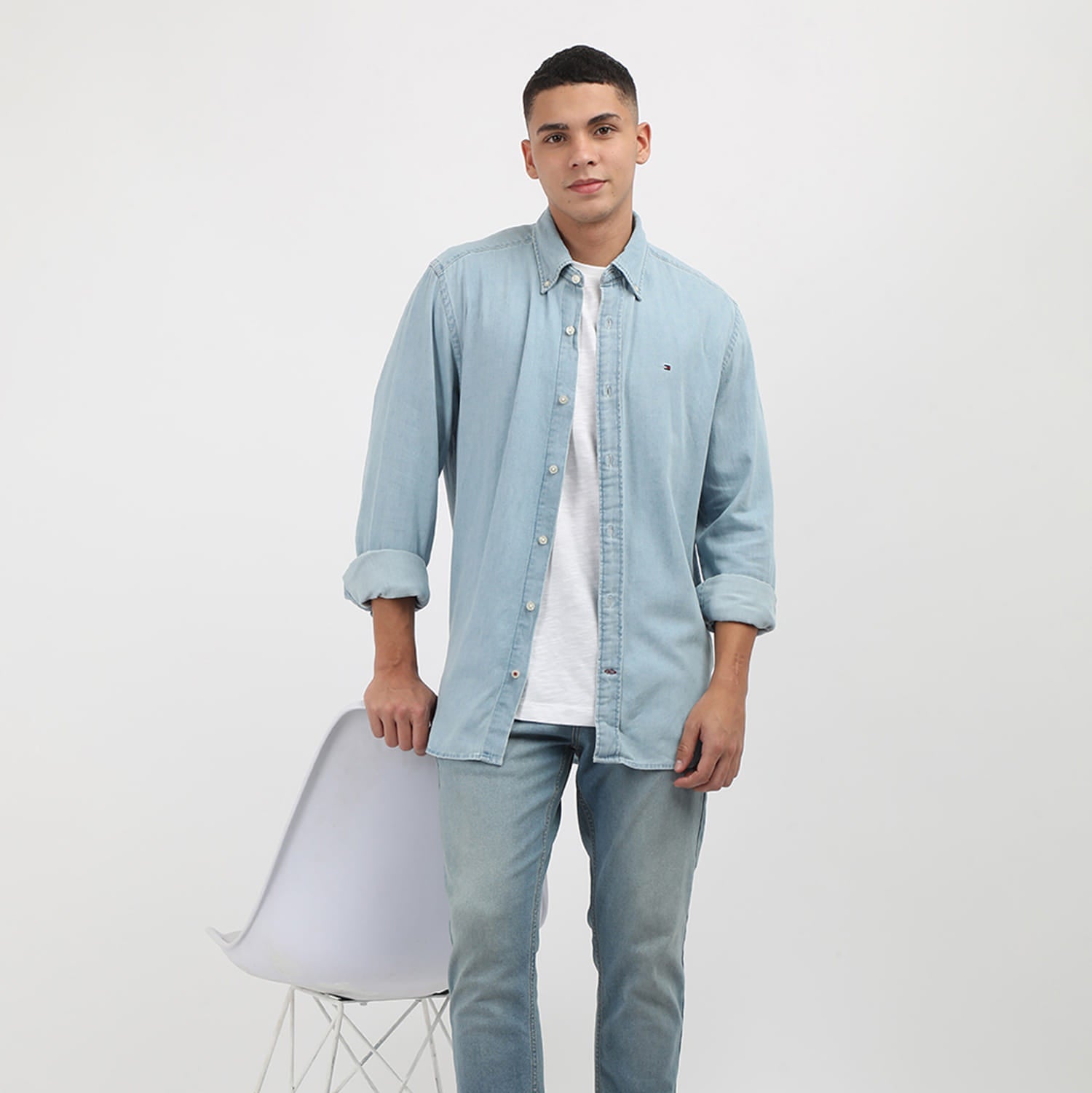 Tommy Hilfiger Light Denim Twill Shirt