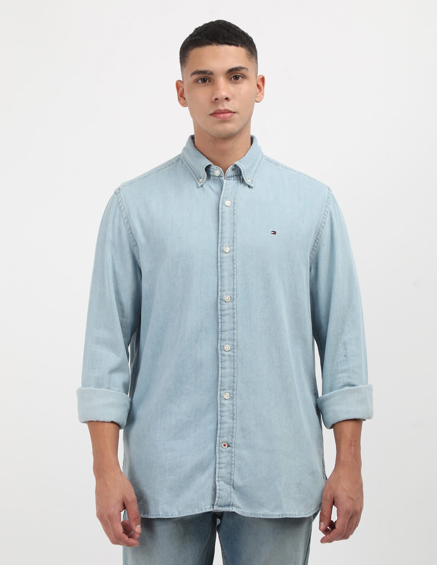 Tommy Hilfiger Light Denim Twill Shirt