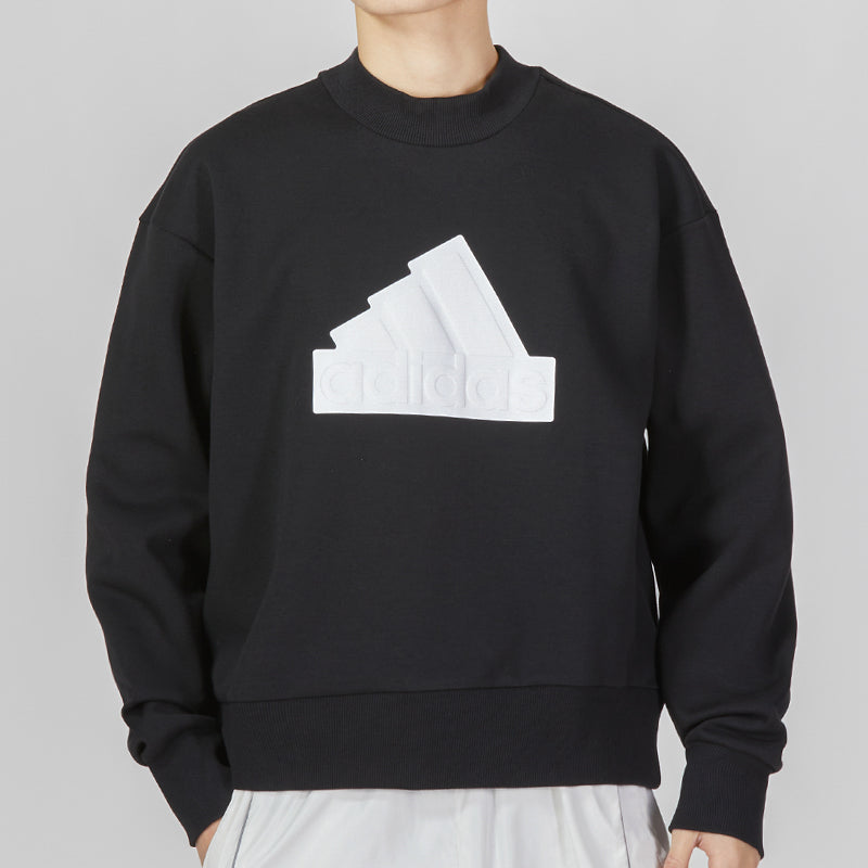 Adidas Future Icons Badge of Sport Crew Sweatshirt 'Black'
