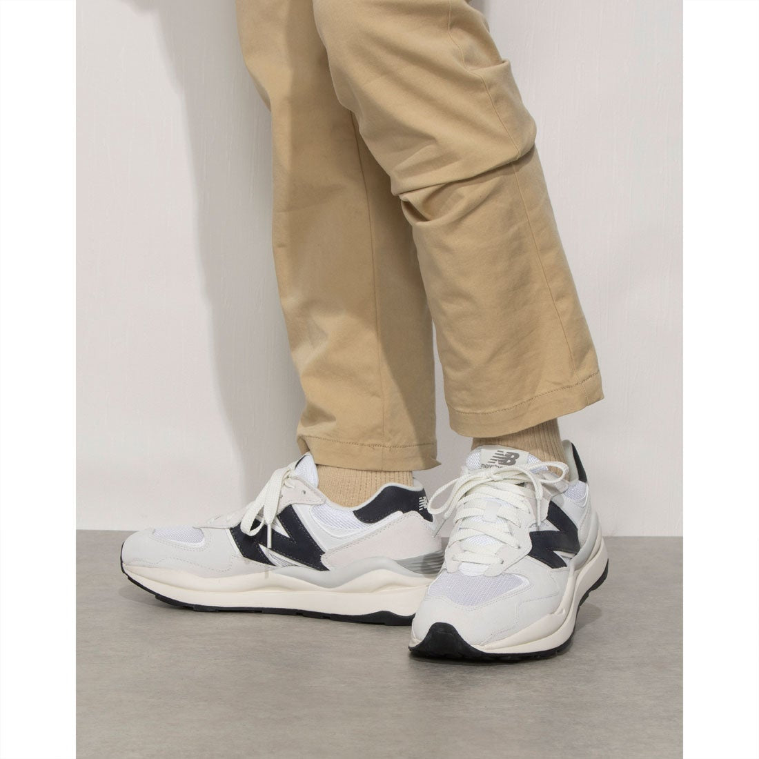 New Balance 57/40 Reflection Phantom Sneakers White/Navy