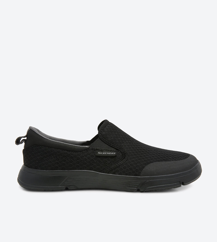 Skechers Moogen Sender Slip-Ons, Black