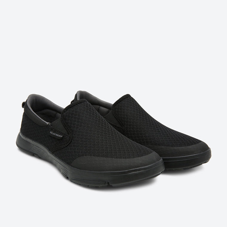 Skechers Moogen Sender Slip-Ons, Black