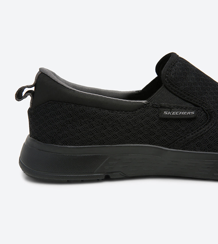 Skechers Moogen Sender Slip-Ons, Black