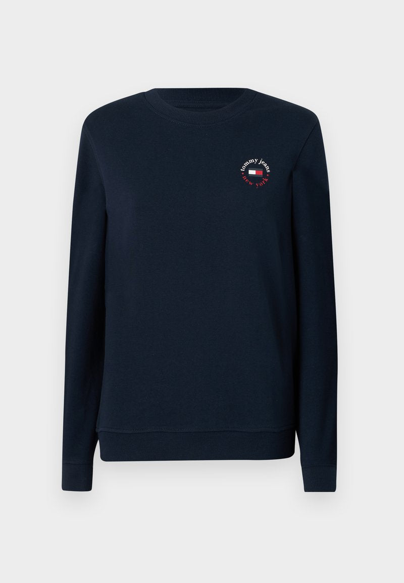 Tommy Hilfiger Essential Logo Crew Sweatshirt - Dark Night Navy