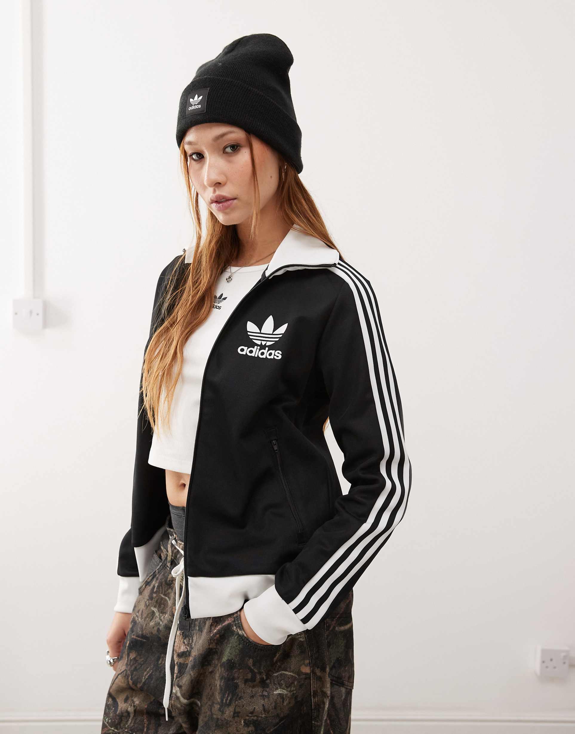 Adidas Originals Adicolor Track Jacket in Black