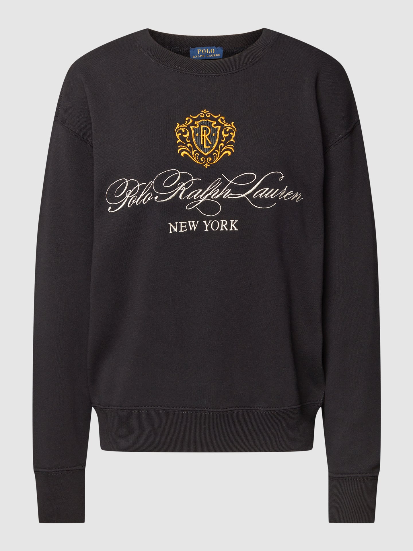Polo Ralph Lauren Logo & Crest French Terry Sweatshirt