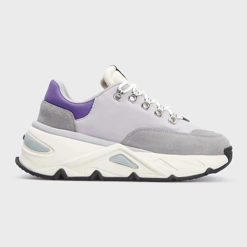 Diesel S-Herby Trek Evo Sneakers in Grey & Purple