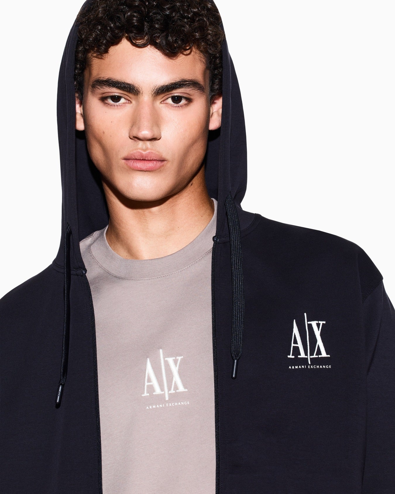 Armani Hooded Sweatshirt Front zip