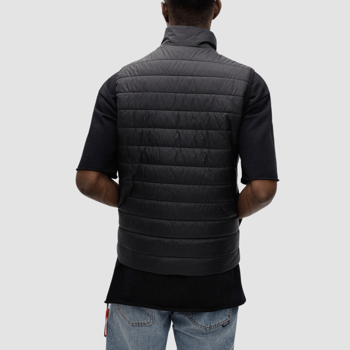 Hugo Boss Water Repellent Padded Vest in Black