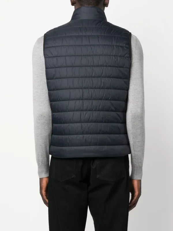 Hugo Boss Water Repellent Padded Vest in Navy