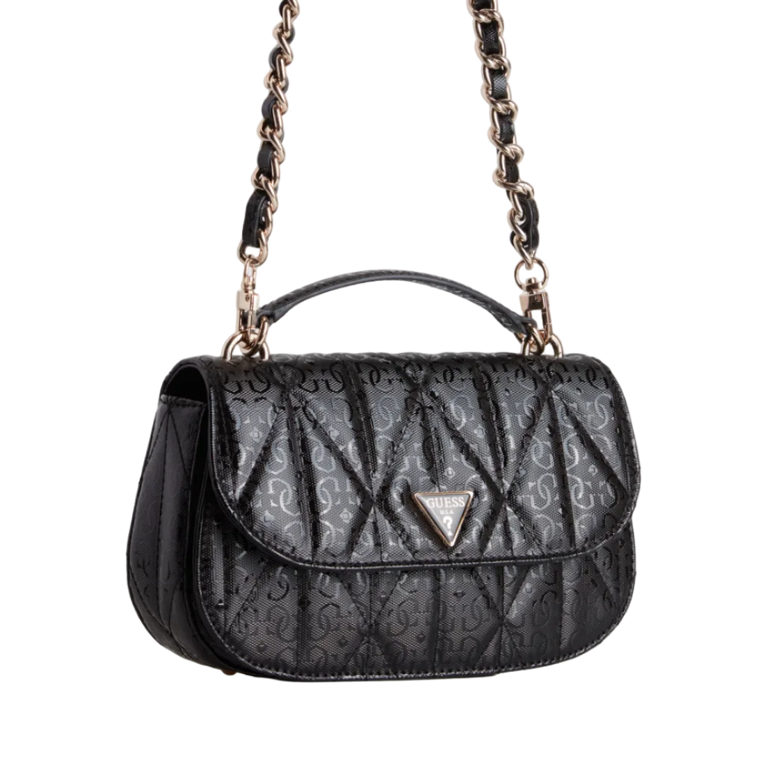 Guess USA Aldina Logo 4G quilted Crossbody Bag