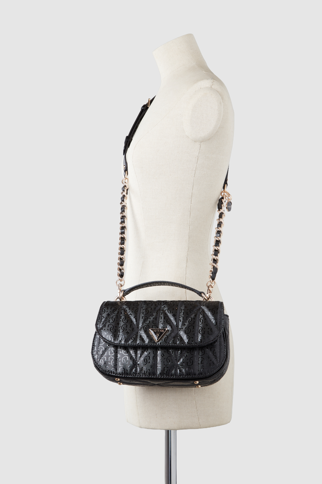 Guess USA Aldina Logo 4G quilted Crossbody Bag