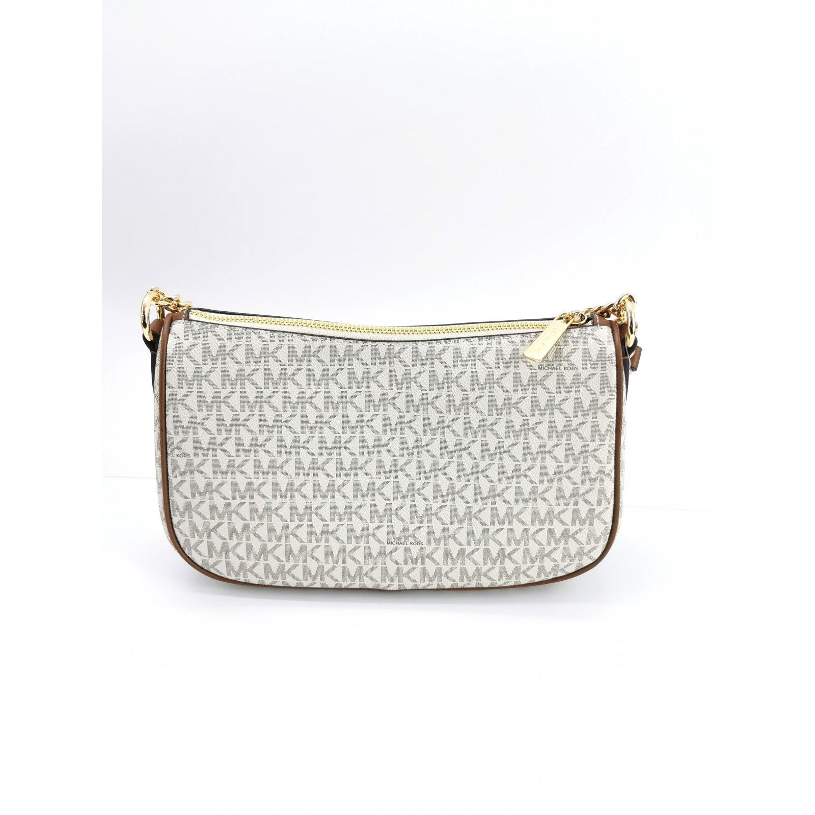 Michael Kors Small Chain Couchette in the brand signature monogram canvas