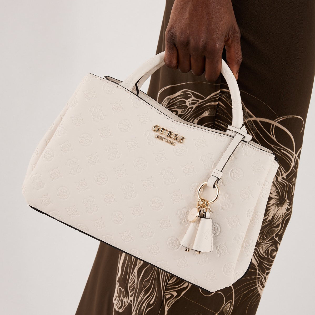 Guess Phoebe 4G Peony Logo Handbag