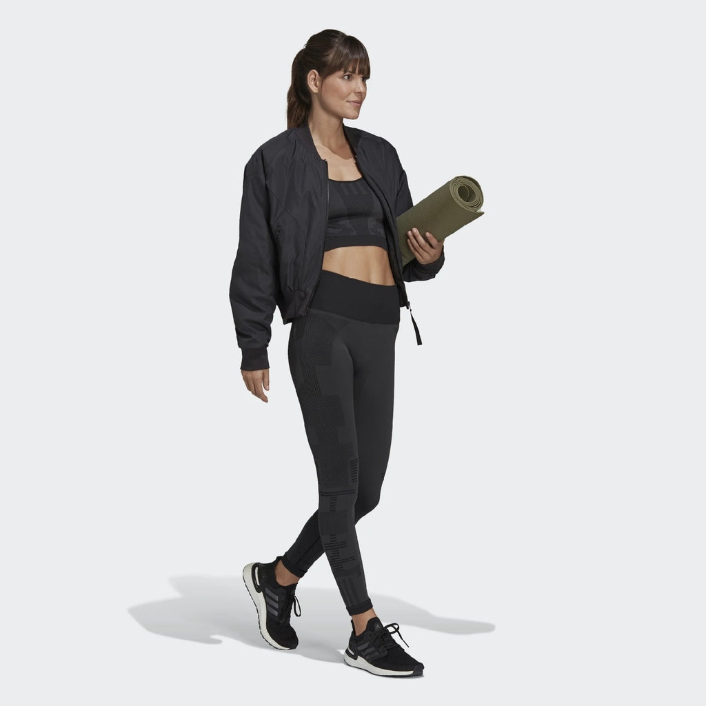 Adidas x Karlie Kloss bomber jacket in black