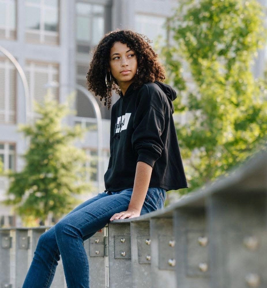 Timberland Diamonds & Pearl graphic hoodie in black