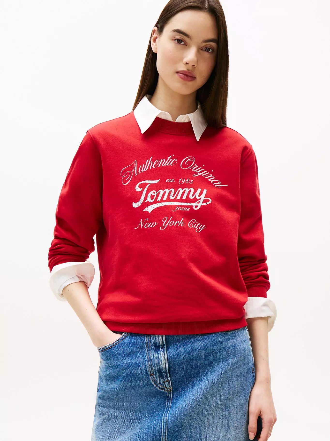 Tommy Hilfiger Essential Women's Crew neck Sweatshirt