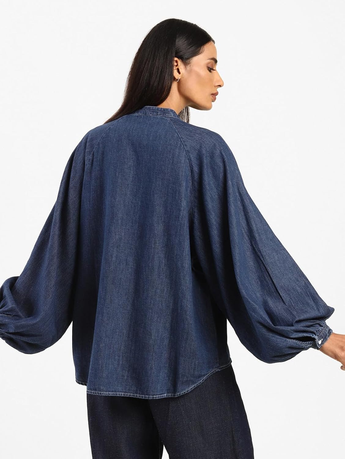Levis x Deepika Padukone puffy-sleeved cotton shirt